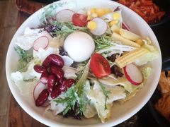 温泉蛋沙拉-九田家黑牛烤肉料理(石路天虹店)