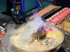奶茶爆珠火锅冰粉-王家渡火锅店(棕榈泉店)
