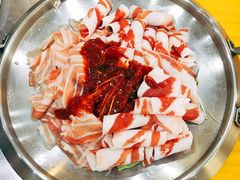 五花肉肥牛三吃锅-韩食汇