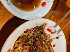 肉丝拌川加腰花-小狗面馆(河东路店)