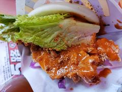 脆鸡肉夹馍-前进5路汉堡炸鸡(汉街skp店)