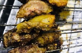 Baozi with Lamb Skewers and Offal