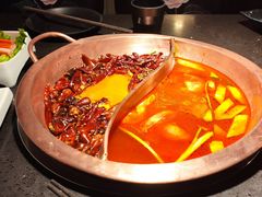 特色鸳鸯锅-锅说大脸毛肚重庆老火锅(佐阾店)