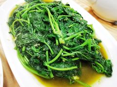 蒜蓉炒番薯叶-巫记鸡饭店