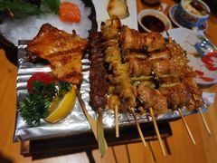 京葱烤鸡肉串-大岛日本料理铁板烧(南通大饭店)