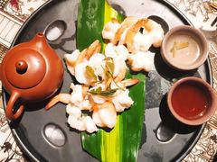龙井凤尾虾仁-绿茶餐厅(蓝色港湾店)
