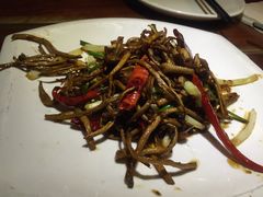 香炒茶树菇-绿茶餐厅(华联万柳店)