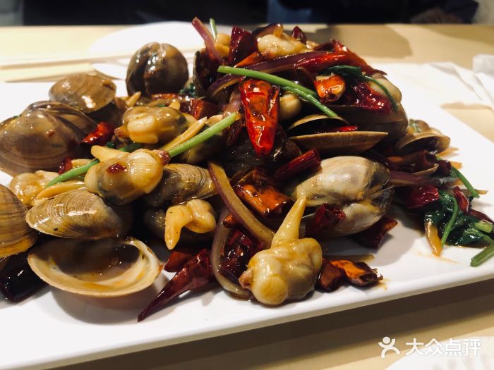 常记蚝味鲜·烧烤海鲜大排档(东风北桥店)辣炒花蛤图片