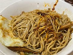 青椒干子肉丝干拌面-高邮面馆(明瓦廊店)