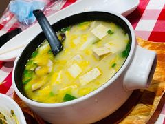 鸡汤小白菜炖豆腐-西贝(上海我格广场店)