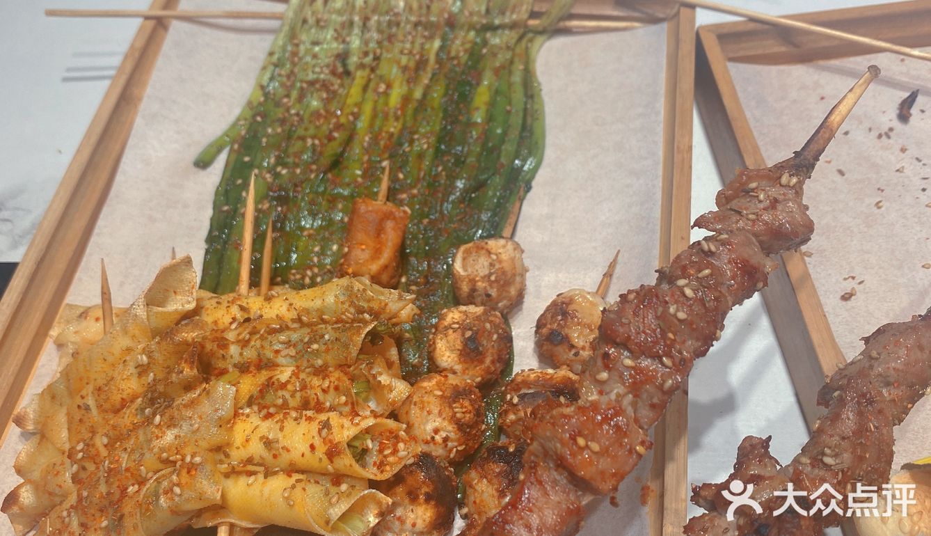 美味可口的新疆烤串