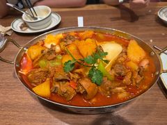 大盘鸡自带皮带面-贯贯吉·清真餐厅(浙江中路店)