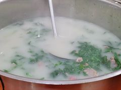 艾草胎盘汤-营记牛肉火锅·大埔客家菜(上梅林店)