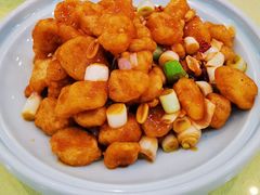 宫保鳕鱼粒-普天和酒楼·新津菜·烤鸭(天津之眼店)