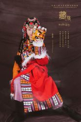 -后宫·古装汉服京剧儿童亲子全家福摄影