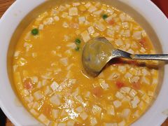 咸蛋黄虾仁嫩豆花-俭寨大盘芦花土鸡·小公鸡·烧烤新疆菜(云通店)