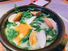 肉碎花甲豆苗煲-啫神·广州地标美食(北京路店)