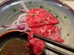 牛肉刺身-大渔铁板烧(花园道店)