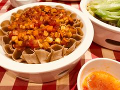 西红柿茄丁浇汁莜面-西贝(无锡万象城店)