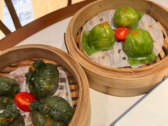 碧绿鲜虾香茜饺-禄运茶居·手工点心(猎德店)