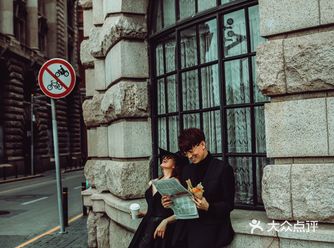 惊艳上海外滩街拍婚纱照高级又浪漫