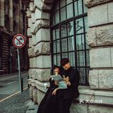 惊艳上海外滩🖤街拍婚纱照高级又浪漫 