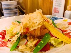 有机甜玉米色拉-万福炭火烤肉日本料理(新街口店)