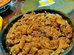 烤肥肠-味之朝·烤盘牛肉·松兰拌饭