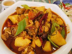 新疆大盘鸡-新疆红柳花餐厅(新洲店)