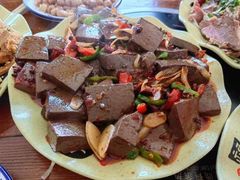 辣子羊血-大亮羊肉泡