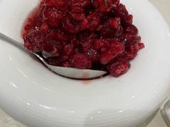 天然蜂蜜拌树莓-吉林省林业宾馆-餐厅