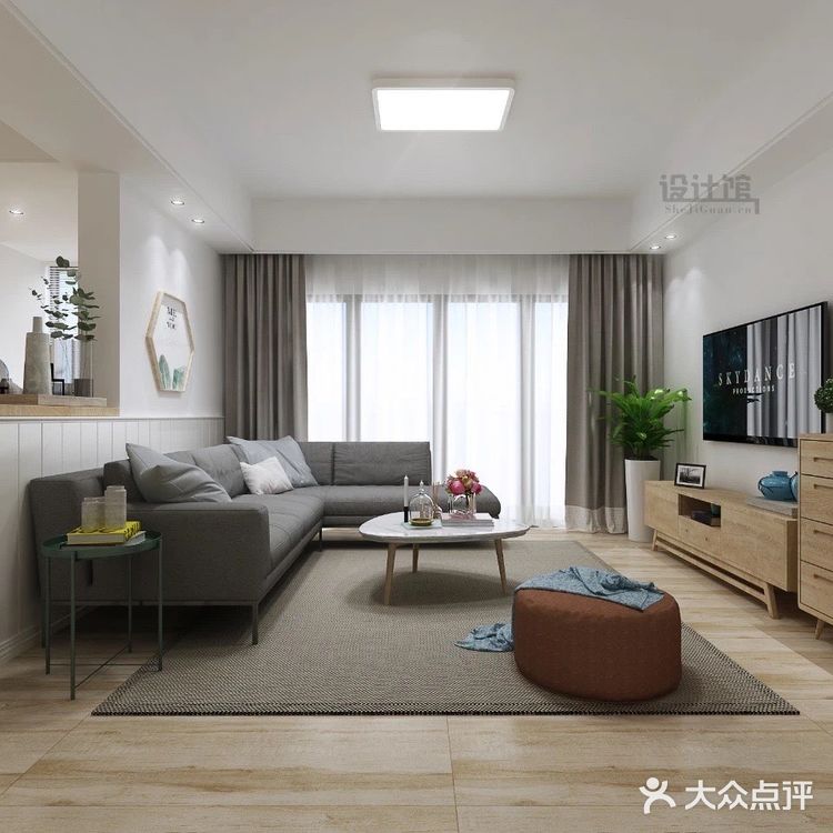 沙发不靠墙