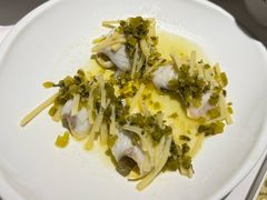 雪菜竹笋丝蒸黄鱼柳-南麓·浙里(外滩店)