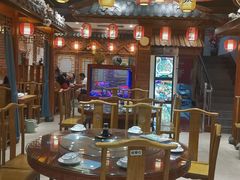 -东来菜馆•手抓海鲜家常菜•海鲜锅贴(鸽子窝店)
