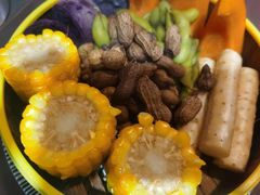 五谷丰登中的紫薯-鸭王烤鸭店(三里河店)