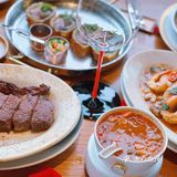 一起去浪漫餐厅约会吗