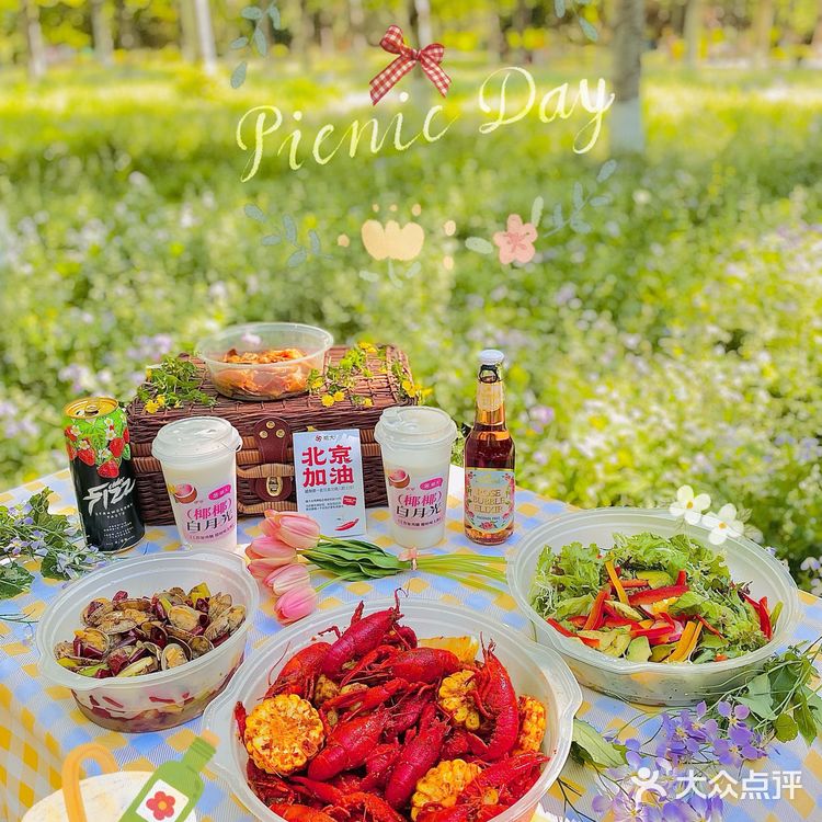 🌸春夏露营🏕️野餐🌿超美味小龙虾