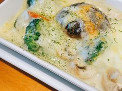 蘑菇焗西兰花-新贝乐意大利餐厅(苏州中心店)