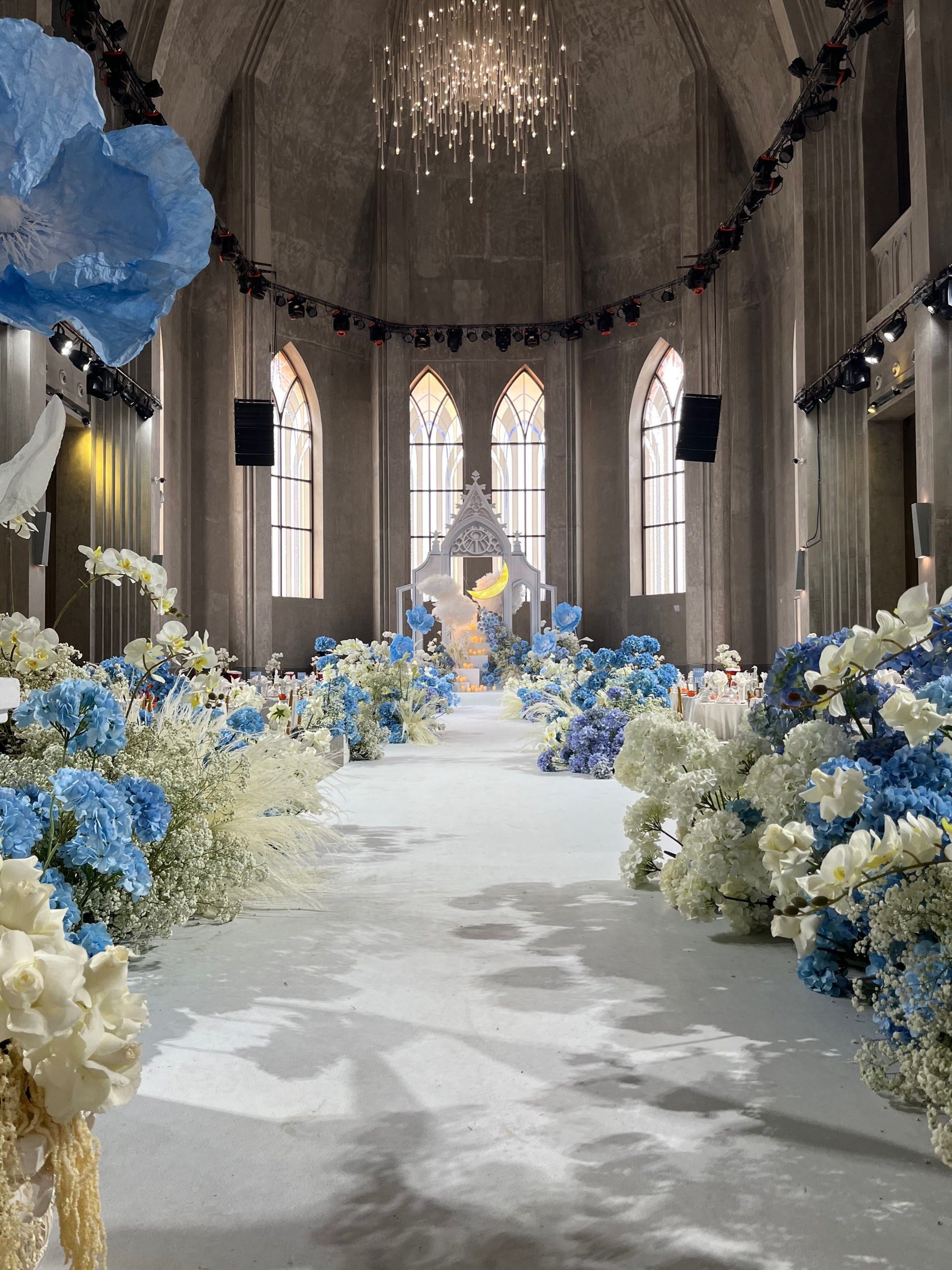 浪漫婚礼现场,爱的海洋