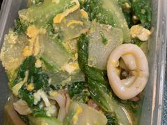 笔管鱼炒小白菜-必点海鲜·鲅鱼水饺(鞍山西道店)