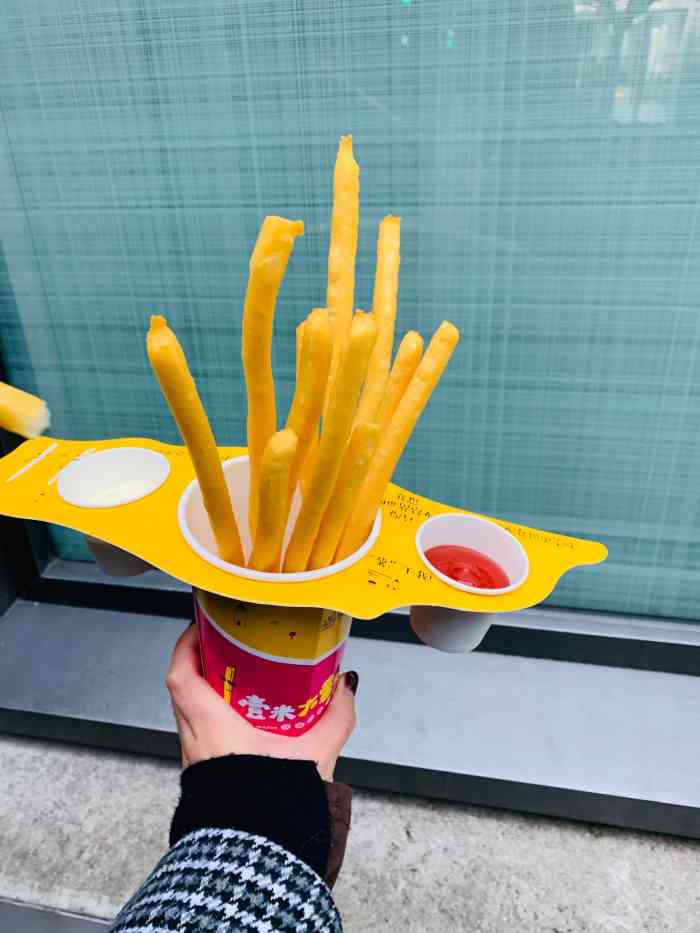 壹米大薯条-"超长薯条93 有很多种酱料可以选择偷偷.