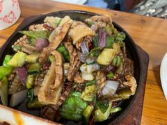 鱿鱼爆猪肝铁板-卢庄(江汉路店)