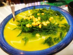 鸡汤黄豆桑叶芽-粤小馆(天安云谷店)