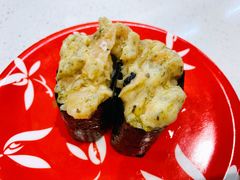 烟熏三文鱼军舰-京樽回転寿司(奥林匹克店)
