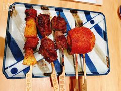 猪五花烤凤梨-火山屋台(新街口店)