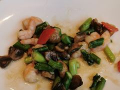 芦笋口蘑爆虾仁-亢龙太子酒轩(东湖店)