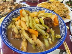 铁锅炖卷子-北京龙庆四季香农家饭庄·灶台鱼·碳烤虹鳟鱼(龙庆峡店)