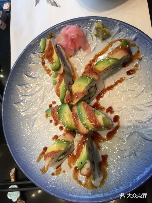 马哥孛罗东方大酒店将军日本餐厅鳗鱼牛油果卷图片 - 第203张