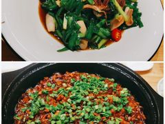 梧桐花炒韭菜-老江南春·中国龙菜(衡山路店)