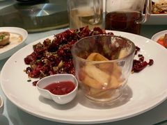 经典辣子鸡配大薯条-眉州东坡(通州店)